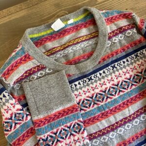 Gap Womens Medium Merino Wool Blend Long Sleeve Crewneck Sweater‎ Top